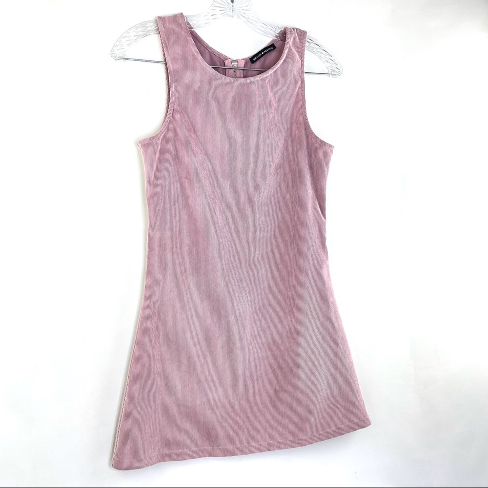 RARE Brandy Melville Jenna Corduroy Dusty Pink Blush Pink Mauve Dress Sz S/M - Picture 6 of 10